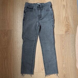 Madewell Women's Charcoal Ankle Jeans